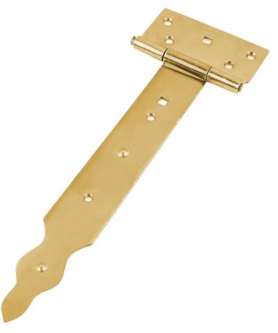 Scharnier Kreuzgehänge T-Scharniere T-Bänder Gerollt Türband Verzinkt 10-50 cm Laubenscharnier Ladenband (250 mm)