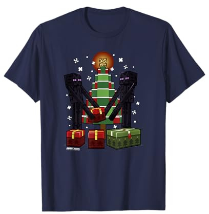Minecraft Noël Enderman Gift Giving T-Shirt