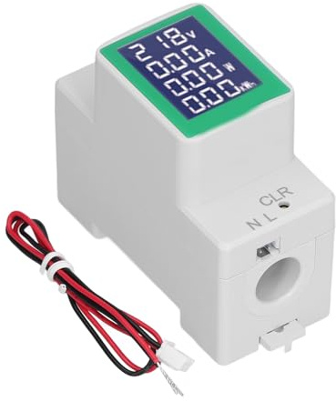Voltmètre Numérique Ampèremètre Moniteur D'énergie De Puissance Multimètre Testeur Moniteur De Consommation D'électricité Testeur D'électricité Compteur Sur Rail Din Ac50-300v 100a