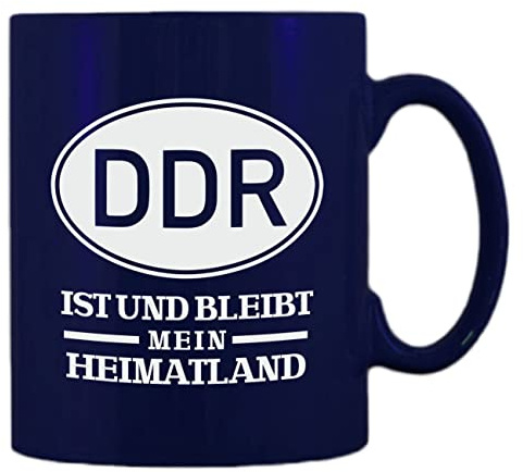 Tasse Becher DDR ist und bleibt mein Heimatland Ostdeutschland sprüche Motive