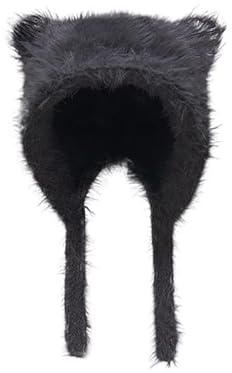 Herbst und Winter Weiche Plüsch Nette Katzenohren Süße Pullover Frauen Hüte Koreanische Casual Gehörschutz Strap Beanies Cap
