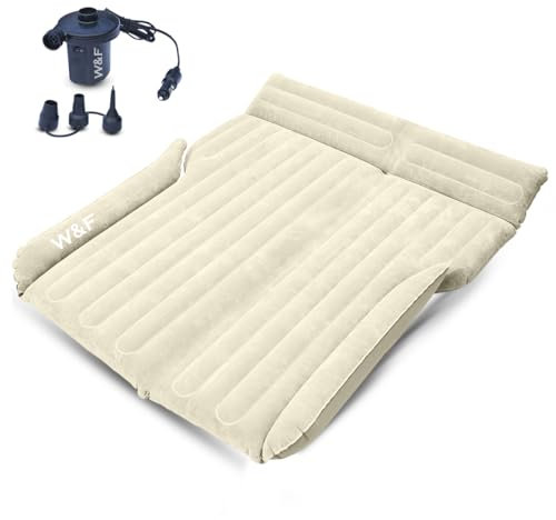 WEY&FLY King Kong Extra tuff utgåva – förbättrad SUV-luftmadrass, bilmadrass för SUV, ultratjock och bekväm SUV-madrass, lämplig för camping, sömn, resor, med pump
