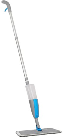 Trapeador de microfibra con rociador, mopa húmeda con almohadillas lavables, mopa húmeda y seca, fregona de suelo con pulverizador, fregona de pulverización de agua para laminado, azulejos de
