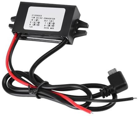 Convertidor USB USB de ángulo Recto de Alta Tasa de Conversión Gran Conductividad Eléctrica Convertidor de bajo Voltaje Térmico, para Teléfono, para Estéreo de Automóvil, para