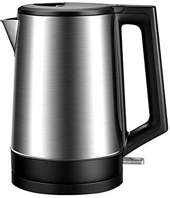 Bouilloire électrique Bouilloire électrique en acier inoxydable Samovar Cuisine Bouilloire Portable 1.7L Chauffage Théière Eau Chaudière Equipement de cuisine Bouilloire Électrique en Acier Inoxydable