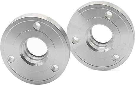Bekuyu 12/15/20mm Legierung Aluminium Rad Spacer PCD 3-112 CB 57,1 Für Smart Für Cabrio(450) Für City-Coupe(450) Für FORTWO Für Cabrio (450)(2PCS 20mm Silver)