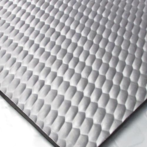Horse Stable EVA Floor Mats - 44 mm Thick - Cushioned - Insulating - 6 ft / 183 cm x 4 ft / 122 cm - Raised coin pattern underside for drainage (1 Mat)