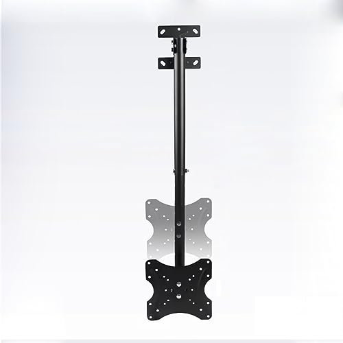 Support TV universel Support TV portable Support TV mobile pour écran LCD plasma 32 100 Hauteur réglable Grand chariot TV Support de sol avec plateau et roues jusqu'à 80 kg Support de table TV