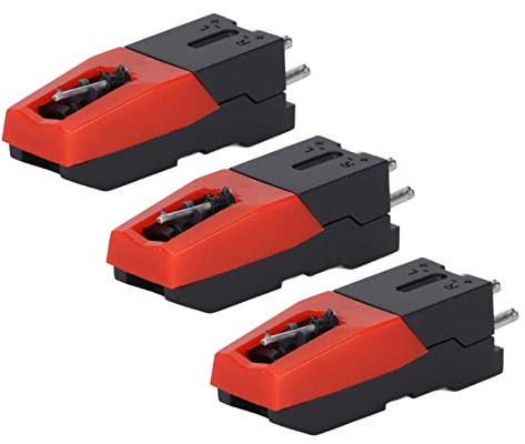 Plattenspieler-Nadel, Plattenspieler-Nadeln, Ersatz mit 3 Stück, Plattenspieler-Nadel, Antiker Ersatz, Phonographennadel, Schallplattennadel, Ersatz für Plattenspieler,