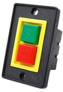 Pluuttiem Botón de Control QCS1 Trifásico Amoladora Prensa Hebilla Taladro de Banco Máquina Herramienta Placa Pequeña Interruptor de Parada y Arranque