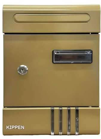 Kippen 10006LB - Cassetta Postale Modello HOUSE di Colore Bronzo. Dimensioni: 290x200x65mm.
