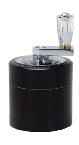Macinino per noci e spezie duro, per noce moscata, zenzero, salgemma e pepe in grani, strumento manuale(Black)