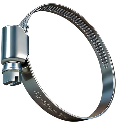 YOOZIYA 4 Stück Schlauchschellen 80-100mm Verstellbar aus A2 V2A 304 Edelstahl,Rostfreie Rohrschellen Schlauchklemmen Schlauchbinder für Wasserrohre, Haushaltsleitungen, Pool, Waschmaschine,Garten