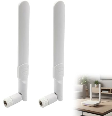 4G LTE Antenna – 2Pcs 5dBi SMA Male Omnidirectional WiFi Aerial, 4G Router External Antenna for Netgear for TP-Link Routers, Modems, Trail Cameras, Signal Booster for Wireless Terminal Devices