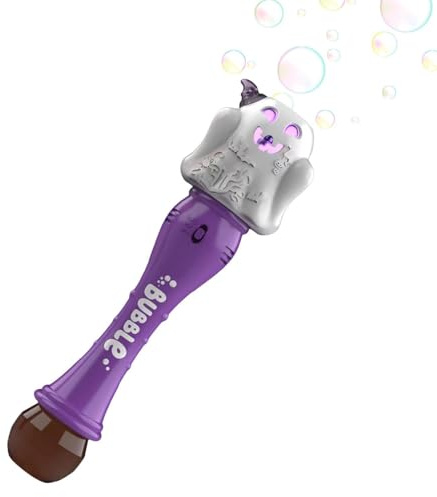Tvålbubbelmaskin bärbar handhållen automatisk leksak med | Halloween automatiska såpbubbelmaskiner för utomhus fest hemma strumpfyllare skola bakgård park lekplats och