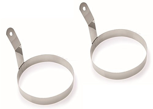 Eierring Ø 10 cm Edelstahl 2er Set