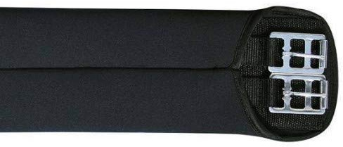 HKM 6281 Softoprensattelgurt, Sattelgurt Softopren Rollenschnallen, Schwarz, 95