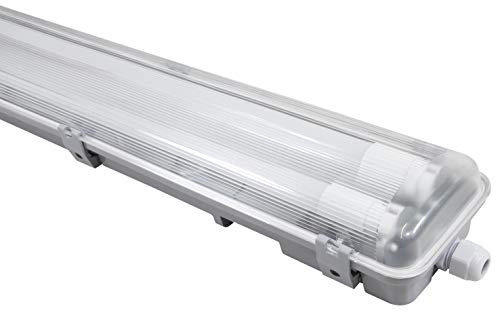 McShine - LED Feuchtraumleuchte | 24W, 2x 150cm, neutralweiß, TÜV | IP65 Kellerleuchte für feuchte und staubige Räume