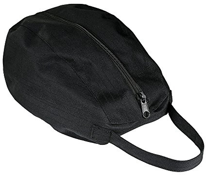Basic Helmtasche, einfache Aber robuste Reithelmtasche, Tasche für den Reithelm, Farbe:Schwarz
