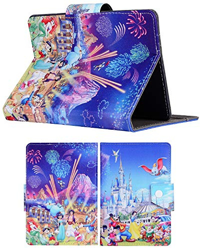 Disney Family Castle - Universal Case - children kids Tablet Cover / 7 inch Tab - 7 Size compatible with ANY Model Samsung Android Ipad Amazon kindle etc