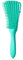 Daletu Cepillo Desenredante Pelo Rizado, Cepillo para el Cabello Rizado para 3A a 4C Rizos, Encrespado, Mojado, Seco, Pelo Largo, Reduce el Daño del Cabello, Caspa Exfoliante Peine Pelo Rizado (Verde)