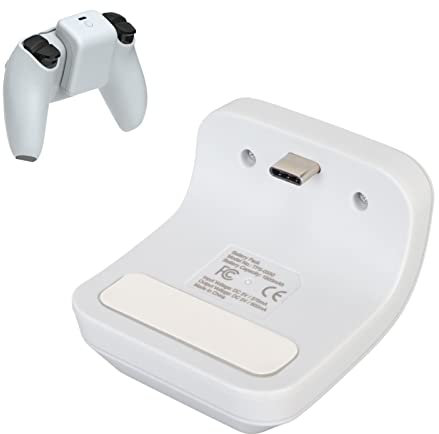 Rechargeable Battery Pack for PS5 PlayStation5 Controller, 1500mAh Fast Charging USB Type C Charger Dock Station with LED Indicator, Smart Multiple Protection