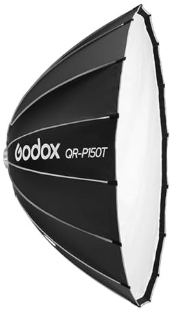 Godox QR-P150T - Softbox parabolico a sgancio rapido con supporto Bowens