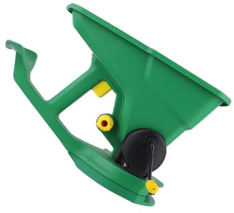 DIKACA Pflanzer Streuer Für Gartensämaschinen Handbetriebener Streuer Handstreuer Grasstreuer Gartensaatgerät Sämaschine Mit Handkurbel Sämaschine Aus Kunststoff Spreizer Plastik Tragbar