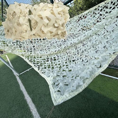 YHBZ Camouflage-Netz Tarnnetz,Anti-UV-Sonnenschutznetz,150D Oxford Langlebige Camo Mesh Tarp,für Camping,Jagd,Schießen,Themenparty,Anpassbar,5x7m(16 * 23ft)