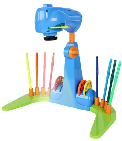 kowaku Projecteur de Dessin Interactif pour Enfants, Kit de Peinture éducatif avec Accessoires, Bleu