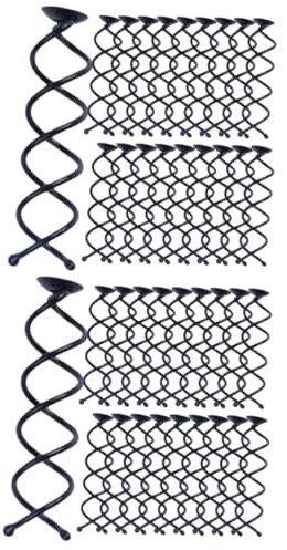 Baluue 40pcs Spiral Hair for Easy Bun Styling Bobby Tray Hair Accessories for Women for Weddings and Daily Use