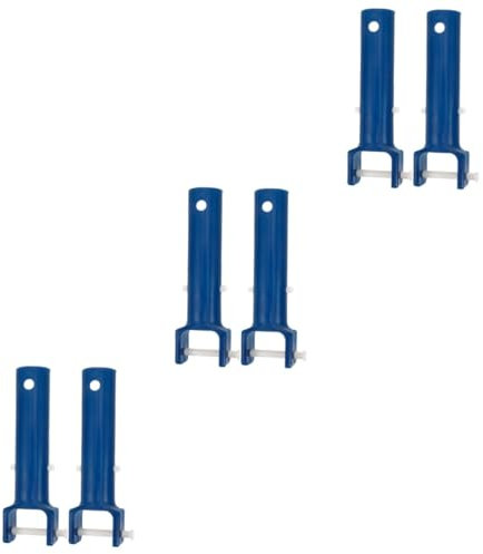 SEWOART 6stücke Poolreinigung Zubehör Universelle Förmige Griff-saugerköpfe Für Effektive Reinigung des Poolbodens Langlebig Und Installieren