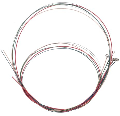 BESTonZON 6stücke Gitarrensaiten Ersatz Für Folk Akustik Gitarre Saiten Aus Metall Gitarre Ersatzgitarrensaiten Instrumentensaiten Gitarrenzubehör