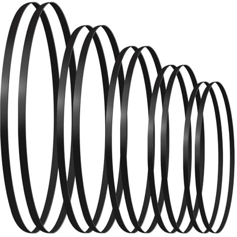 WOURRD 10 Stück Plattenspieler Riemen Gummi Antriebsbänder Plattenspieler Antriebsriemen Plattenspieler Reparaturteil Gummistruktur Für Player