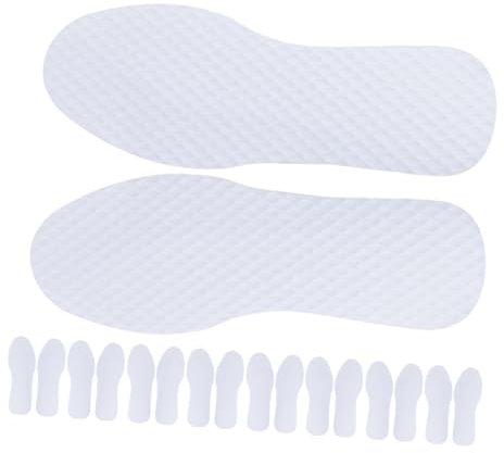 TOBBOMEY 10paare Dünne Sport-schuh-einlegesohlen Aus Holzstoff Atmungsaktiv Stoßdämpfend Flexibel Waschfrei Zum Zuschneiden Für Turnschuhe Und Sneakers