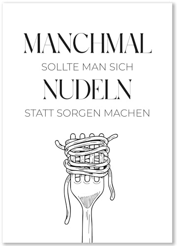 Happymotive – Premium Cocktail Poster wahlweise in DIN A3 oder DIN A4 – Premium Druck auf 300g Papier – Wanddekoration für Bar, Küche und Homebar, Office ohne Rahmen Espresso Martini A4