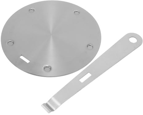 Ciieeo Multi-functional Heat Conduction Plate Induction Interface Disk for Small Cookware Stainless Steel Thermal Plate for Defrosting