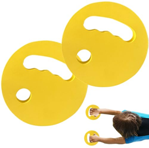 Aqua Disc Erwachsene Kinder, 1 Paar Schwimmscheiben, Trainingsscheiben Aerobic Aquagymnastik, Wasser Paddel Training im Pool, Eva Floating Aquas Training Disc, Aqua Fitness Zubehör