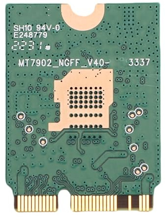 Cuifati Tarjeta Inalámbrica WiFi 6E, Bluetooth 5.2 Tri Band 4200Mbps Adaptador de Red con Interfaz NGFF M.2, Adaptador de Chip WiFi Es Compatible con Wins 10 11, Linux OpenWrt para PC