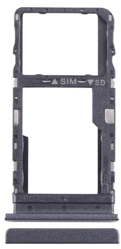 Remplacement compatible avec TCL 40X T609M / 40XE 40 XL T608M Chariot plateau logement support adaptateur fente porte-carte SIM + compartiment mémoire micro SD (Noir)