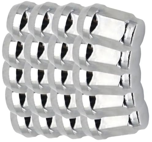 bullone ruota Cerchi Compatibile Con Ford Per Edge 2006 2007 2008 2009 2010 2011 2012 2013 2014 20X Dadi Per Ruote In Acciaio Per Auto 1/2 -20 Bulloni Conici Da 60 Gradi 32mm