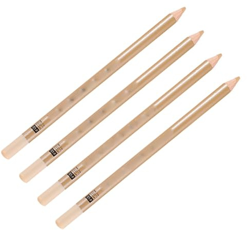 Hohopeti Lot de 4 Crayons Correcteurs Teint, Couvrent sous yeux, Taches et Cicatrices, Application Facile, Format Voyage