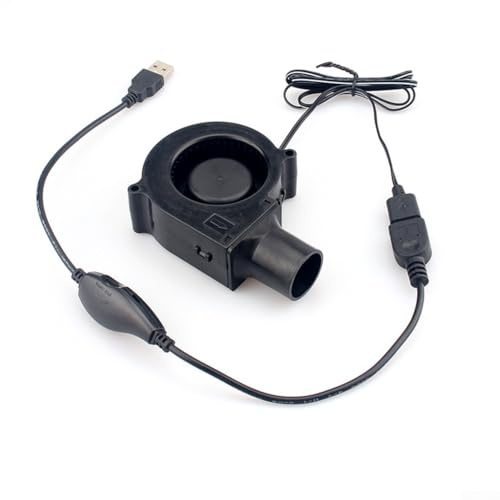 Gdfnmogo Ventilatore regolabile per barbecue | Ventilatore portatile di cottura con controllo continuo della velocità | Accendifuoco elettrico da 5 V per carbone, campeggio,