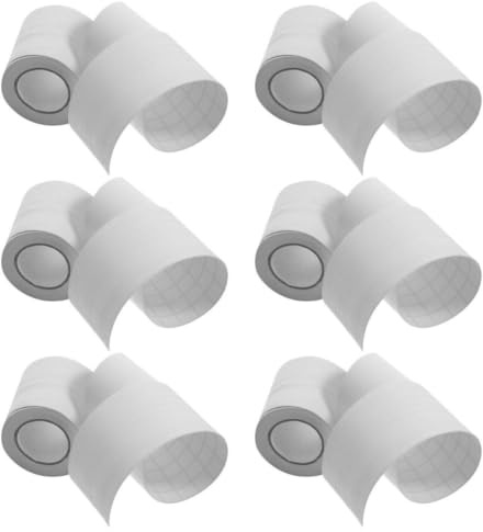 Moldura de Pared Adhesiva de Pvc Blanco, 6 Rollos, Recortable