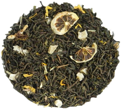 Lemon Ginger Black OP Loose Leaf Tea by Simpli-Special for Hot or Iced Tea (100g in Resealable Pouch)
