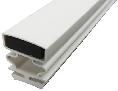 Magnetdichtung Profil groß M, 2000mm, weiss (Kühlschrankdichtung) | inkl. Magnetband