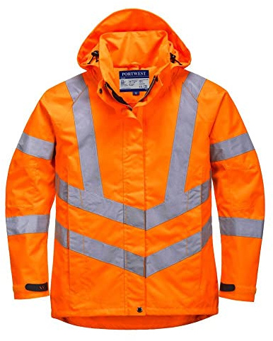 Portwest Atmungsaktive Warnschutzjacke für Damen, Größe: XXL, Farbe: Orange, LW70ORRXXL