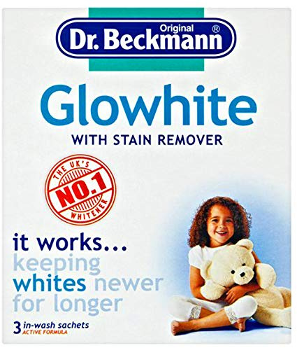 Dr Beckmann Glowhite Fabric Whitener with Stain Remover (3 x 40g Sachets)