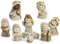 Paben - Juego para pesebre completo, niños de resina, 10 personajes de 5,8 cm.