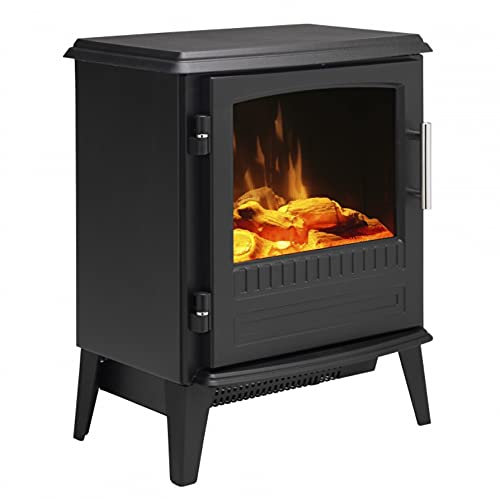 Dimplex BAR20 Bari Electric Stove 2kw with Optiflame Effect - Black